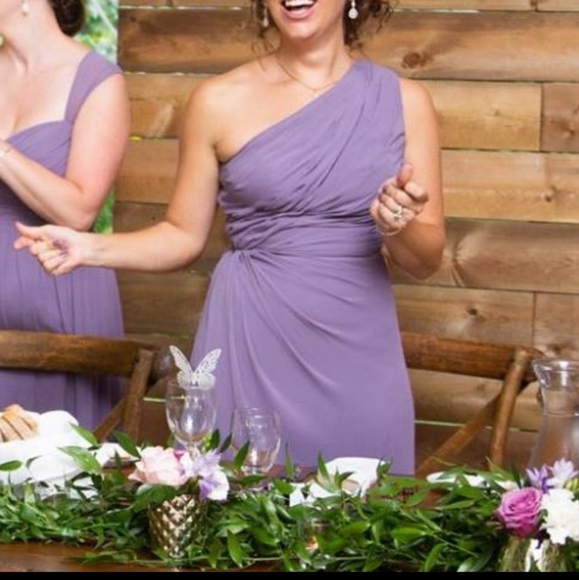 Purple Bridesmaid Dress - Picture 3 of 3